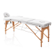 Lettino Master Confort Wood Bianco In Legno Pieghevole