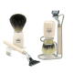 Omega Set Pennello Barba Setola + Rasoio 3 Lame – Confezione Regalo