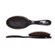She Spazzola Ovale Nero Lucida – Setole Naturali per Styling Professionale