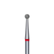 Staleks Expert 01 Fresa Diamantata A Sfera Rosso Ø 2.5mm